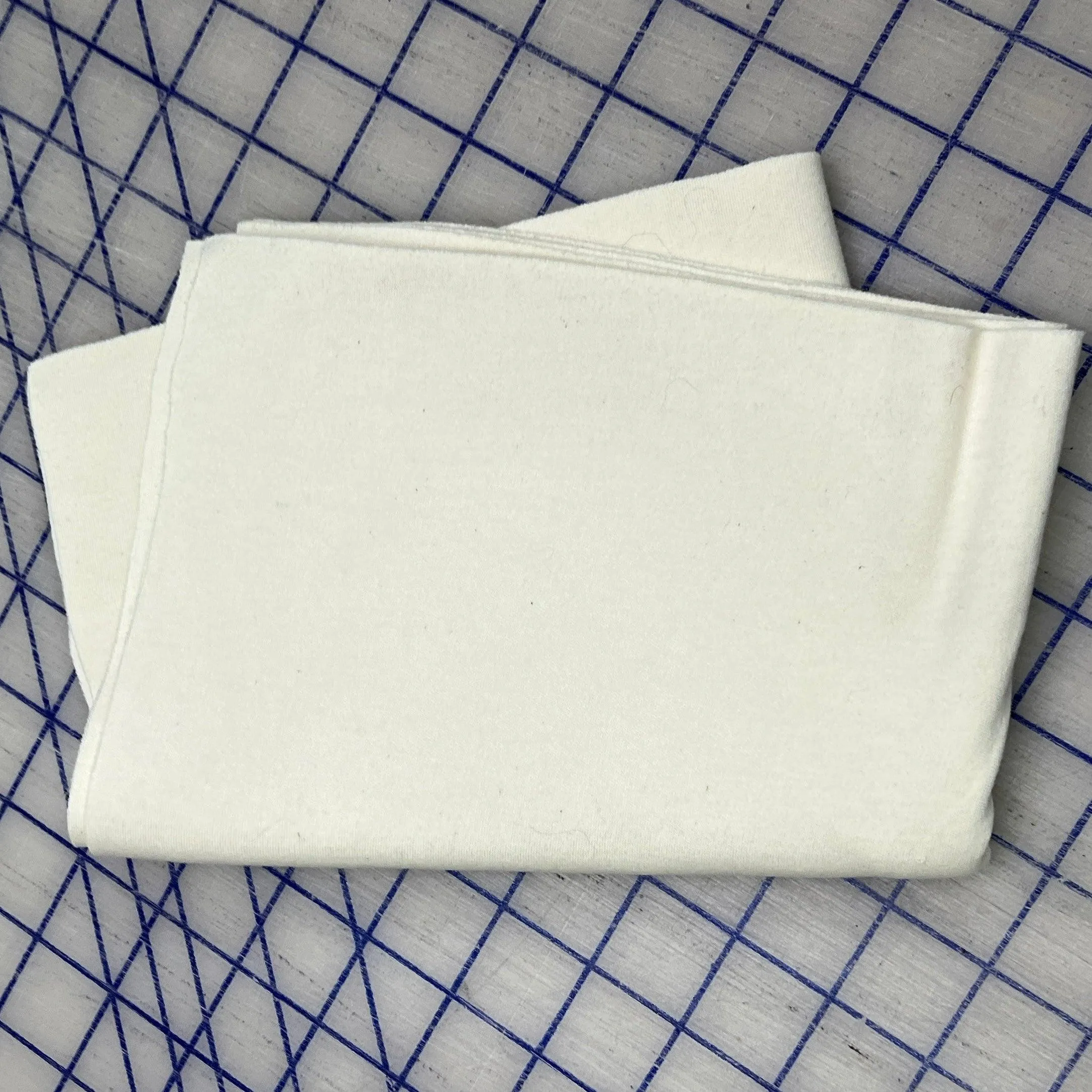 10 Pack of Natural Organic Cotton Interlock - 210 GSM - Knit in the USA - 11"x16" Cuts