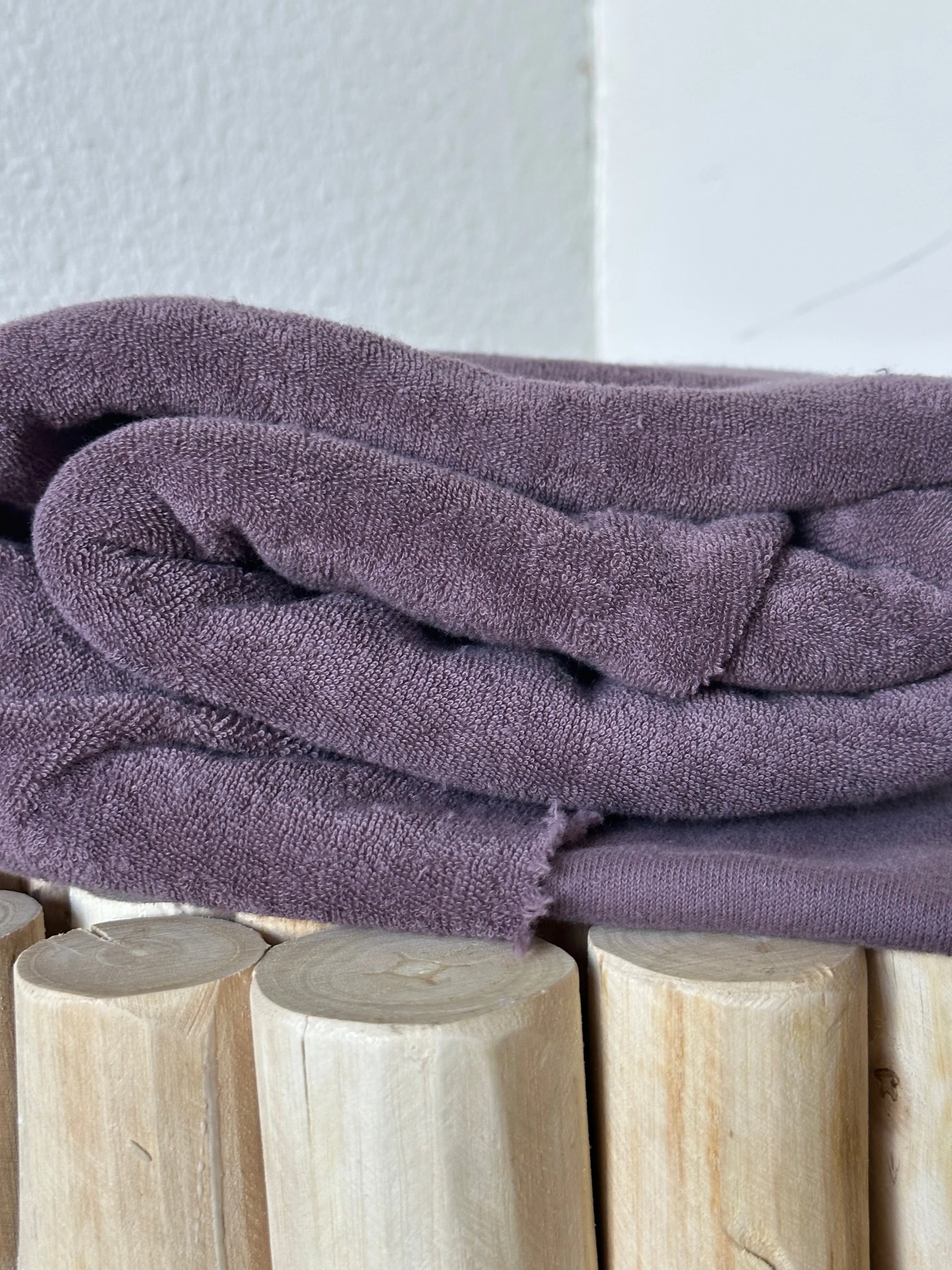 100% Organic Cotton Sponge Knit Terry