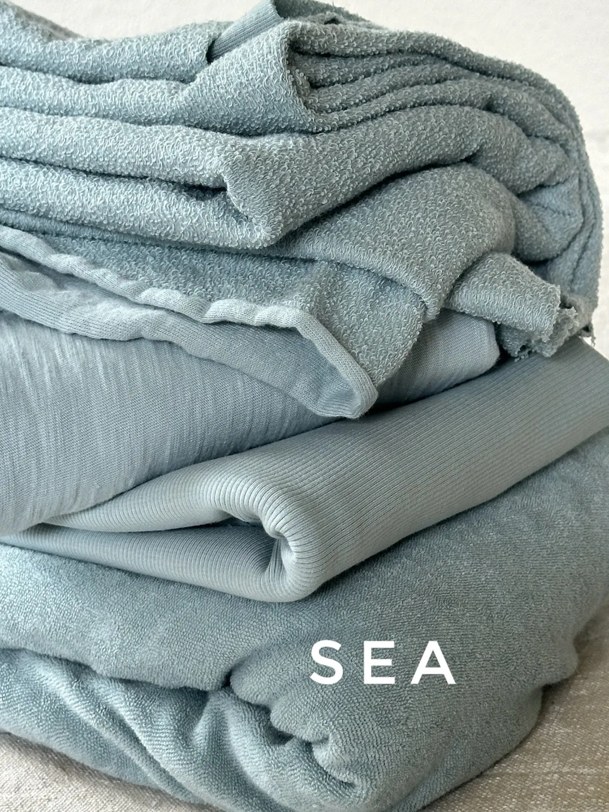100% Organic Cotton Sponge Knit Terry