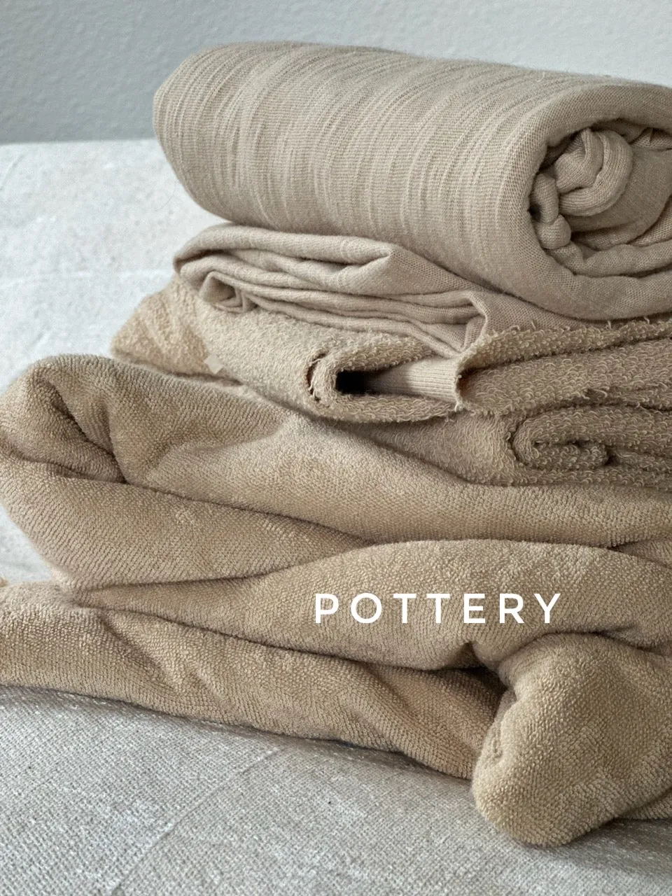 100% Organic Cotton Sponge Knit Terry