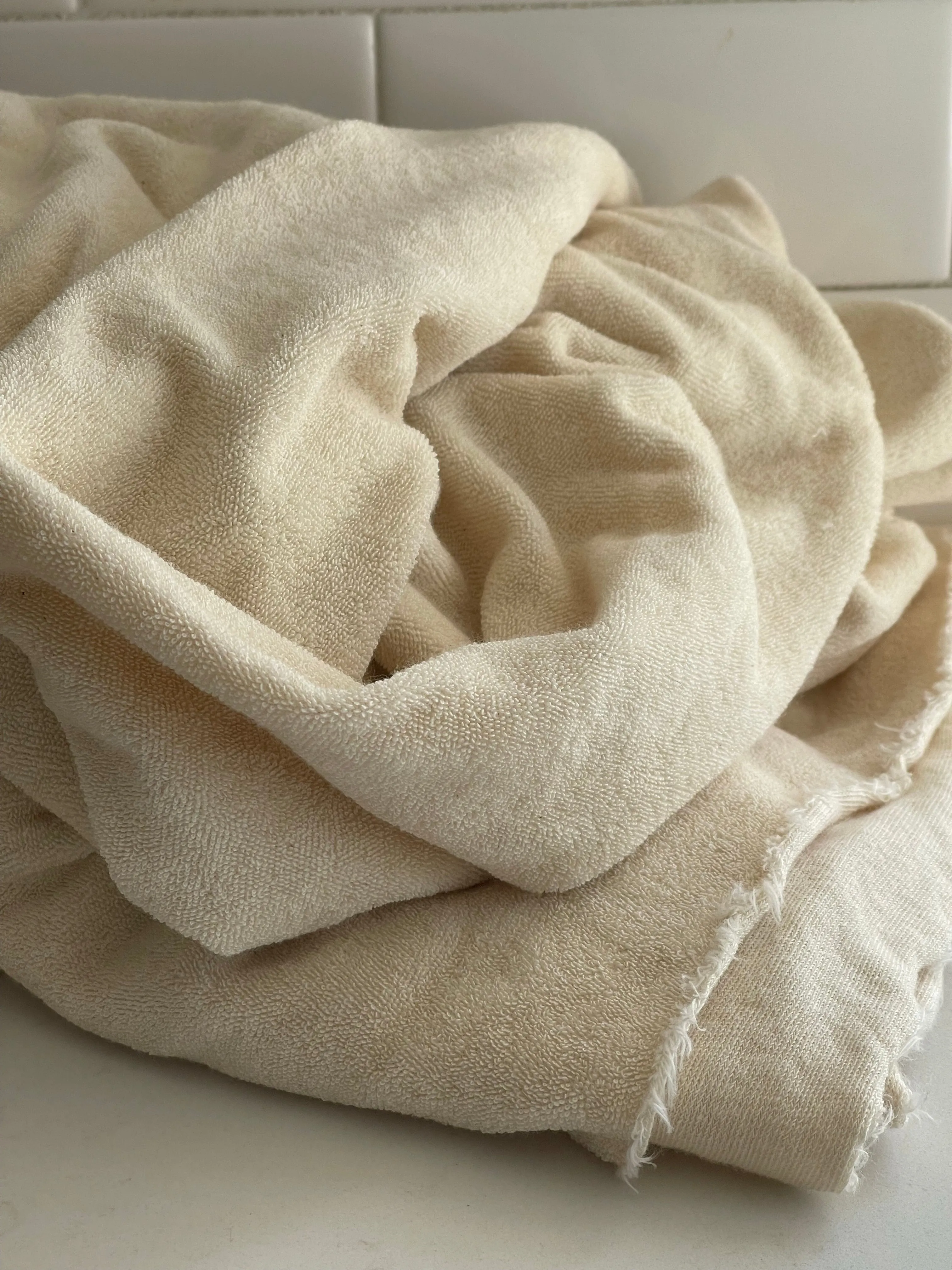 100% Organic Cotton Sponge Knit Terry