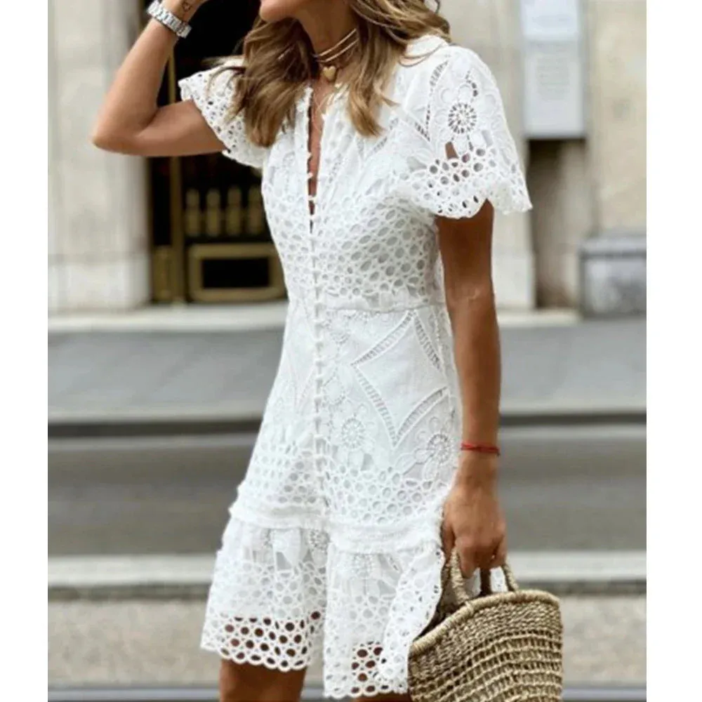 Amelie – Women's Lace Slim Fit Bodycon Sheath Dress