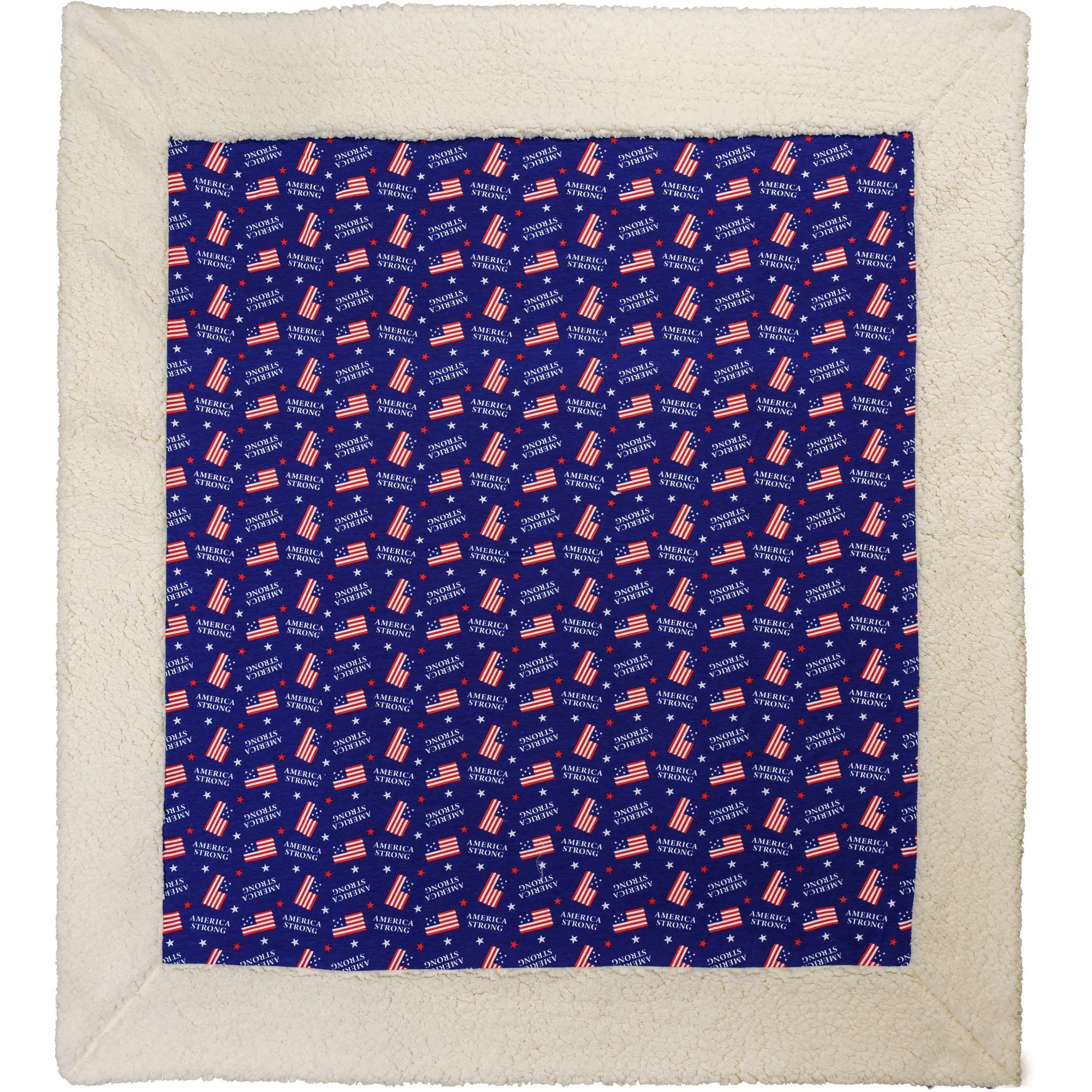 America Strong 45" x 50" Sherpa Blanket