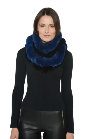 ARDON - Full Skin Rex Infinity Scarf with Ruffles