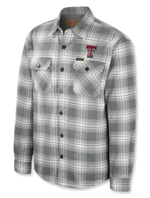 *Arena Texas Tech Wrangler "Authentic" MEN'S Sherpa Lined Flannel Shirt