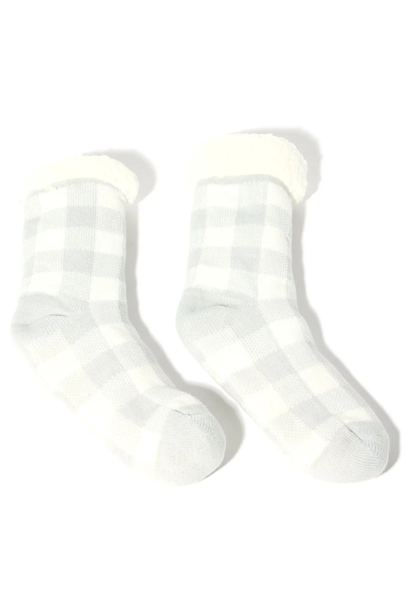 Baby It's Cold Outside Cozy Socks - Grey/combo