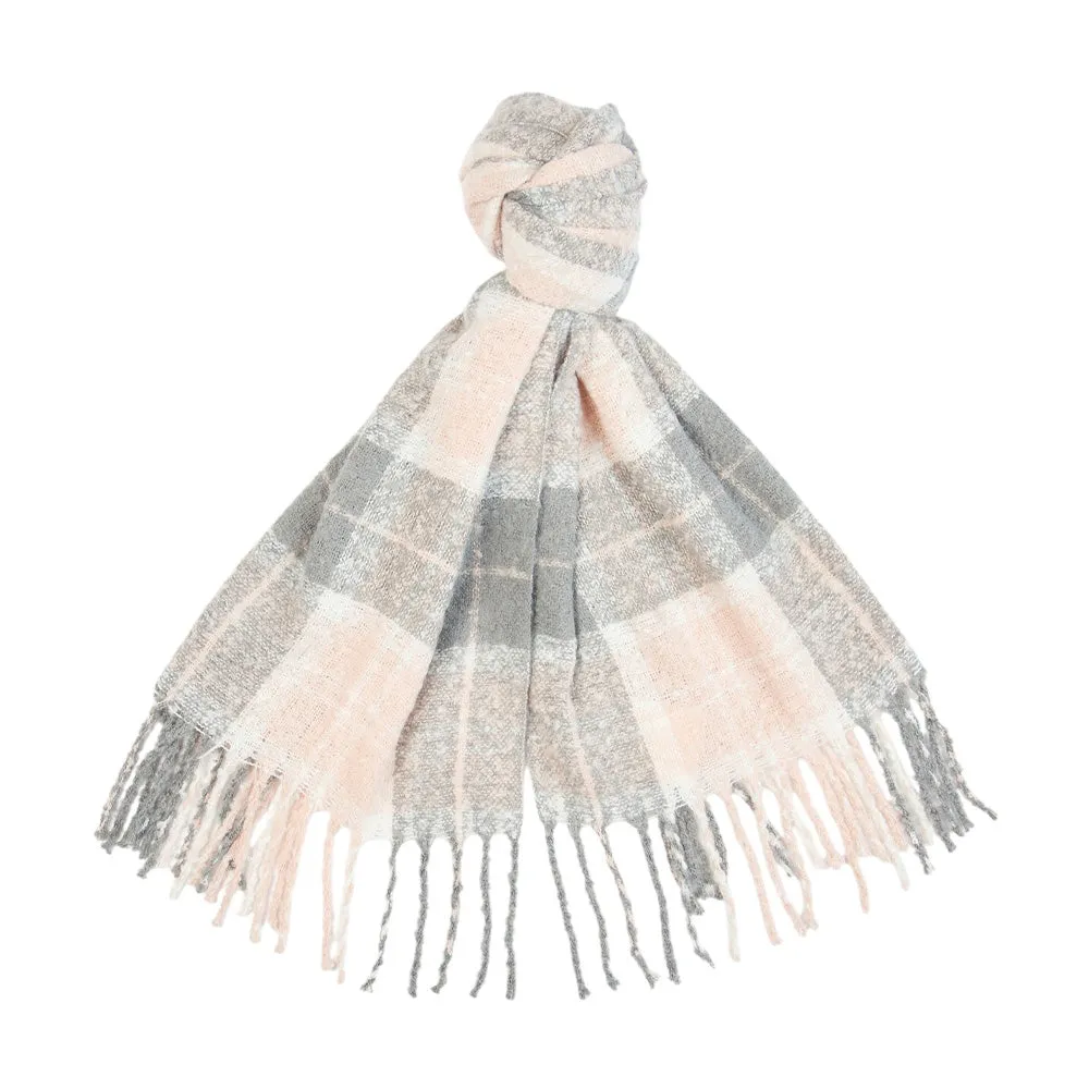 BARBOUR SALTBURN BEANIE & TARTAN SCARF