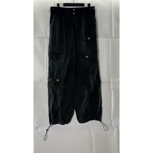 BDG By Urban Outfitters Women's Black Jemma Nylon Mid-Rise Cargo Pants SZ S