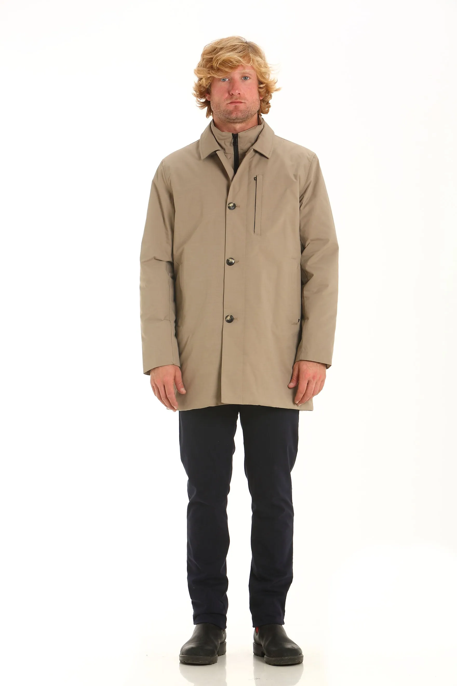 BIEL - Techno Cotton Sherpa Lining Coat
