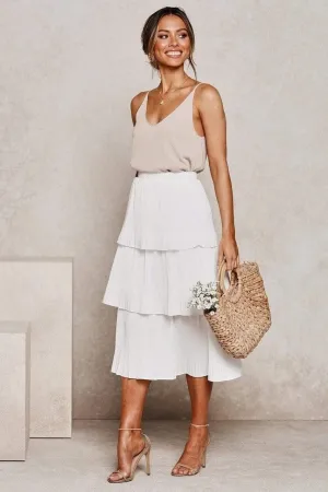 Boho Skirt with Ruffles