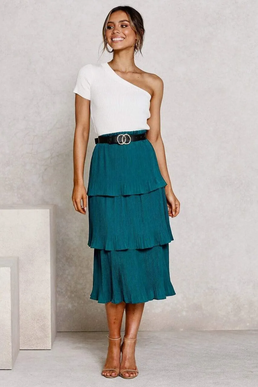 Boho Skirt with Ruffles
