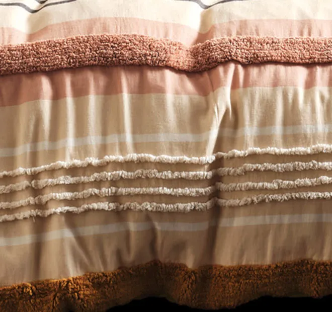 Briony Quilt Cover Set Range Brandy