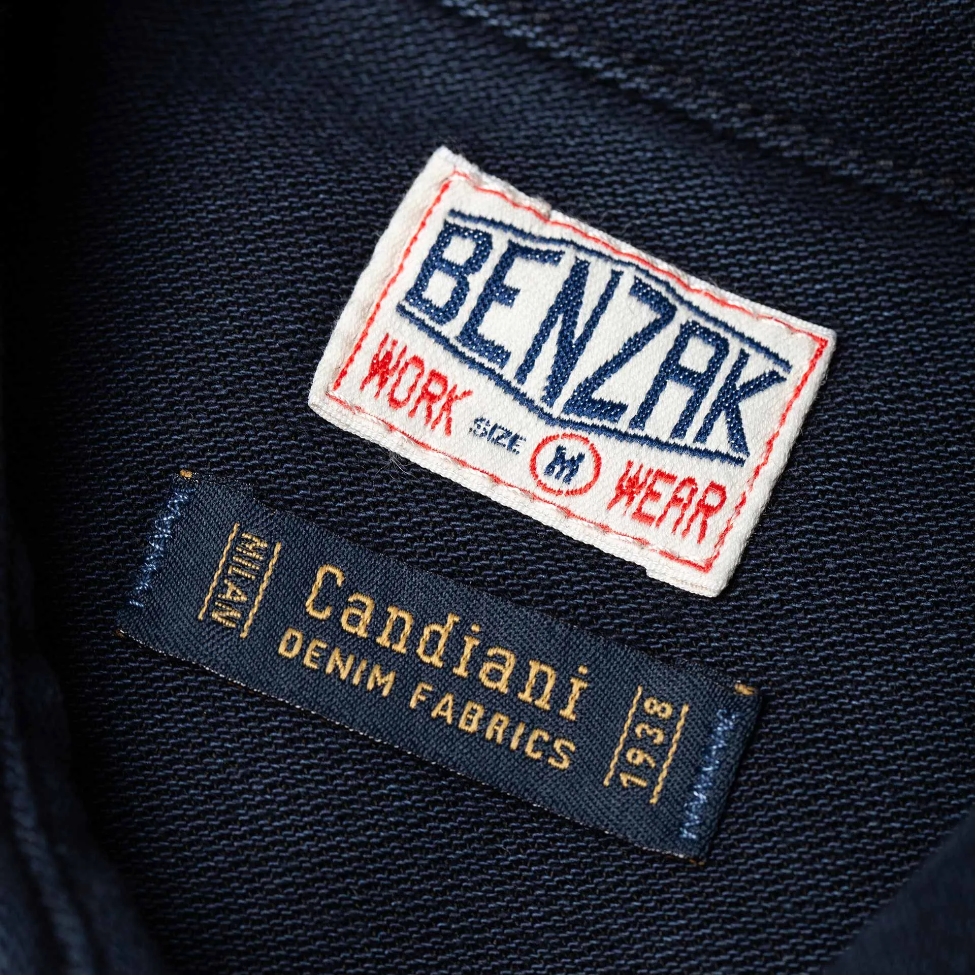 BWS-04 SCOUT OVERSHIRT 13 oz. stay-blue x black modal BT [AW24]