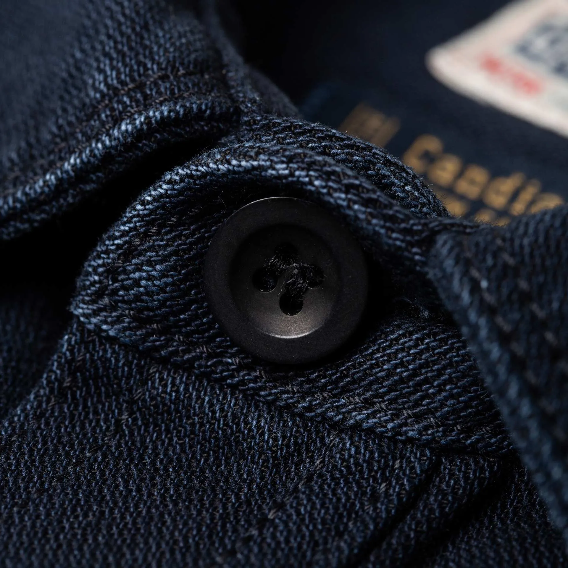 BWS-04 SCOUT OVERSHIRT 13 oz. stay-blue x black modal BT [AW24]