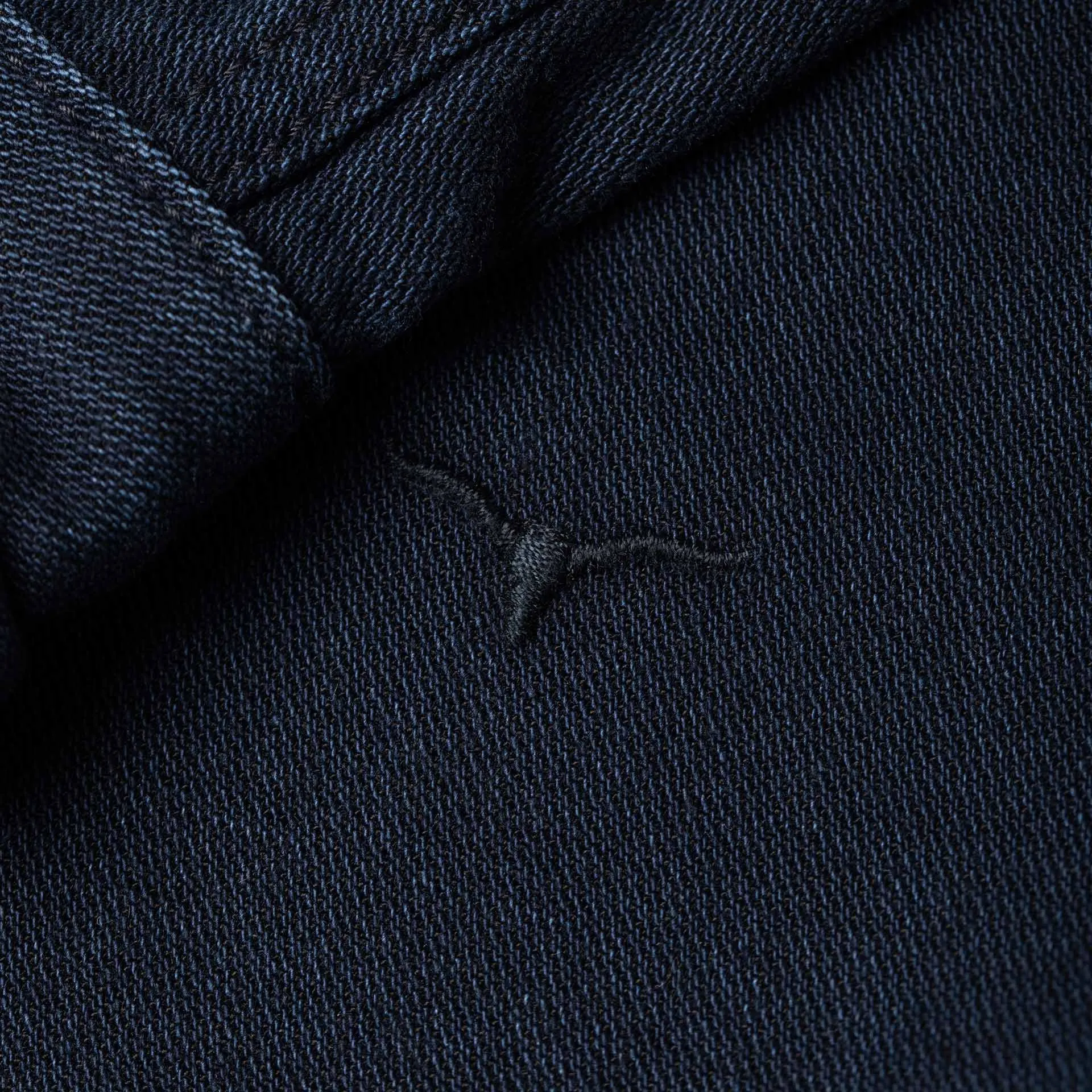 BWS-04 SCOUT OVERSHIRT 13 oz. stay-blue x black modal BT [AW24]