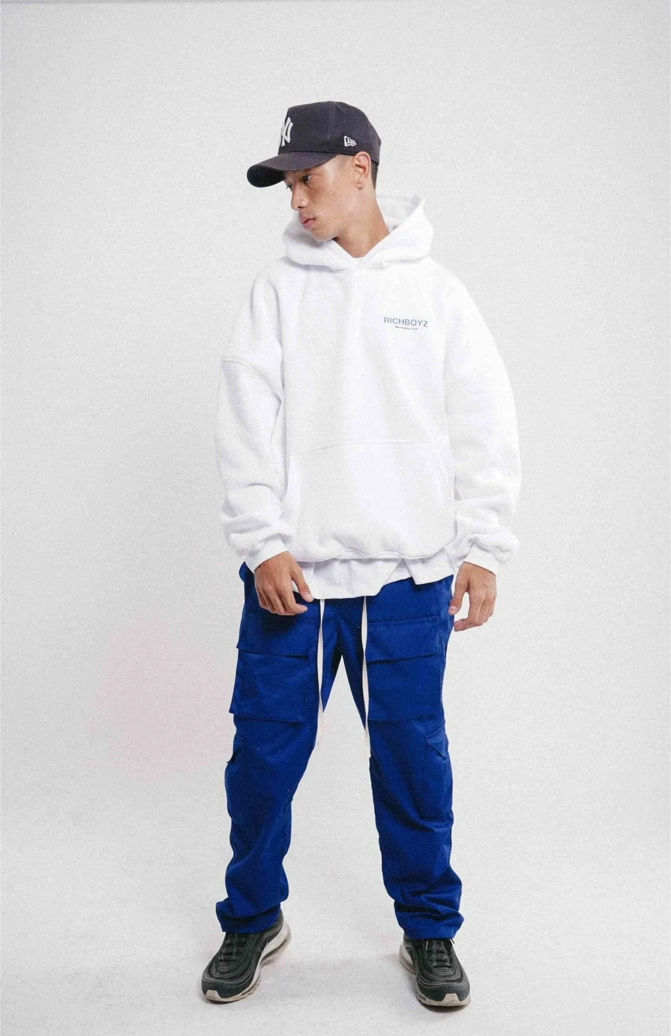 CARGO PANTS - BLUE