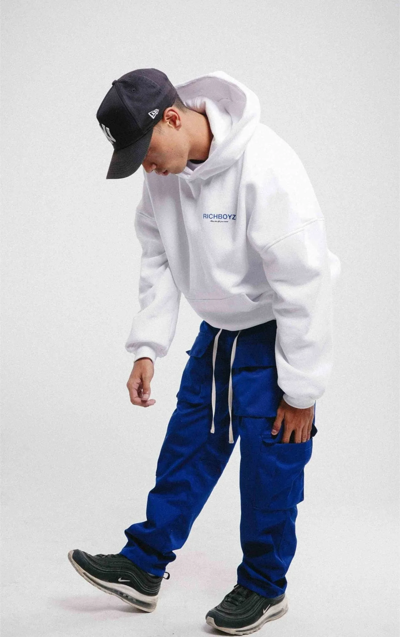 CARGO PANTS - BLUE