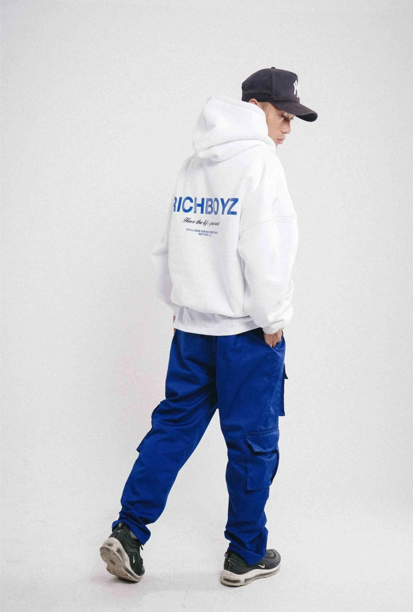 CARGO PANTS - BLUE