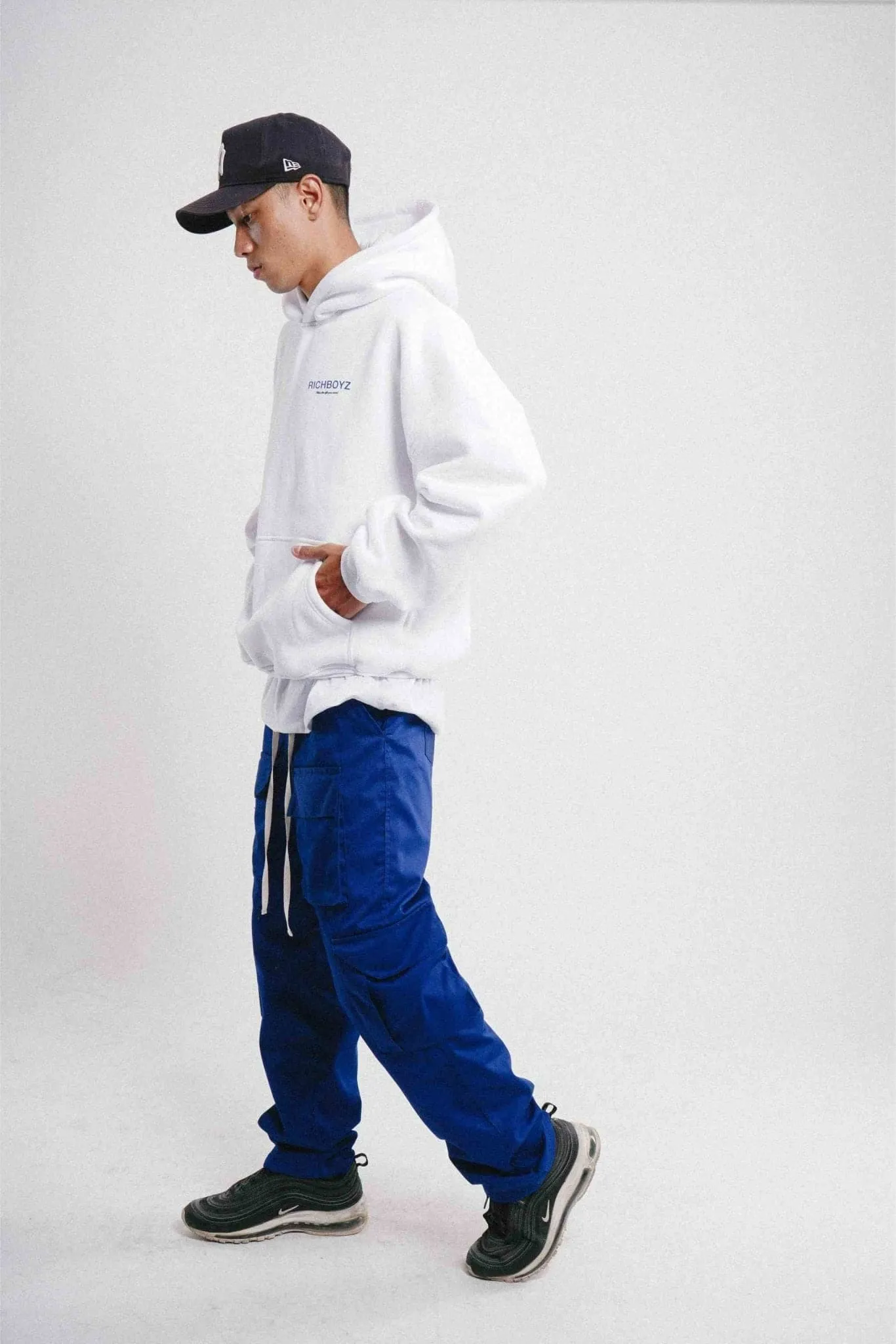 CARGO PANTS - BLUE