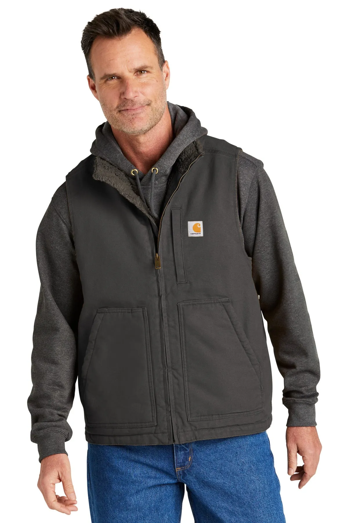 Carhartt Men's Sherpa-Lined Mock Neck Vest CT104277