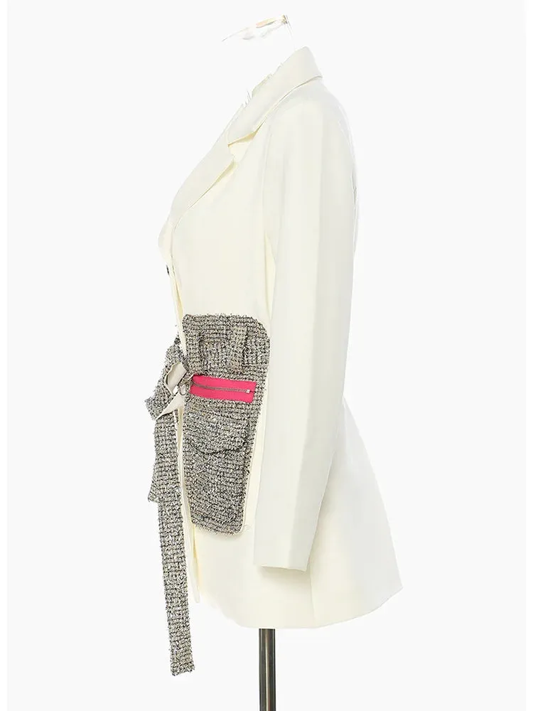Casual Minimal Goth Blazer