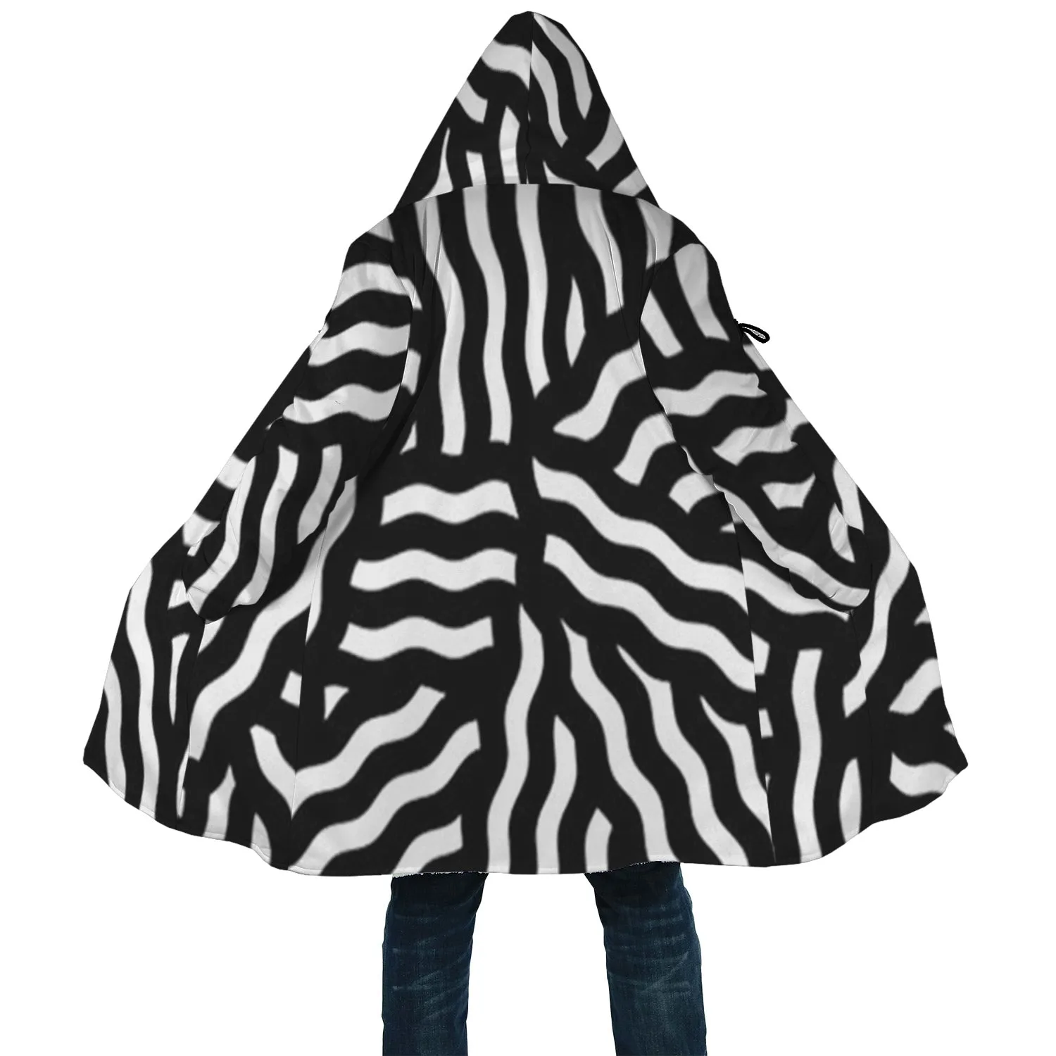 cloak black and white