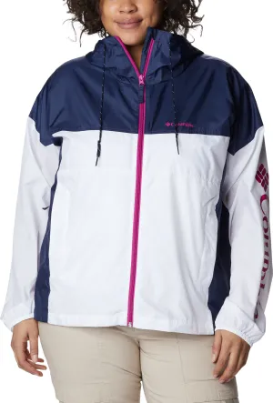 Columbia Women&#x27;s Flash Challenger Novelty Windbreaker Jacket White, Nocturnal | Buy Columbia Women&#x27;s Flash Challenger Novelty Windbreaker Jacket White, Nocturnal here | Outnorth