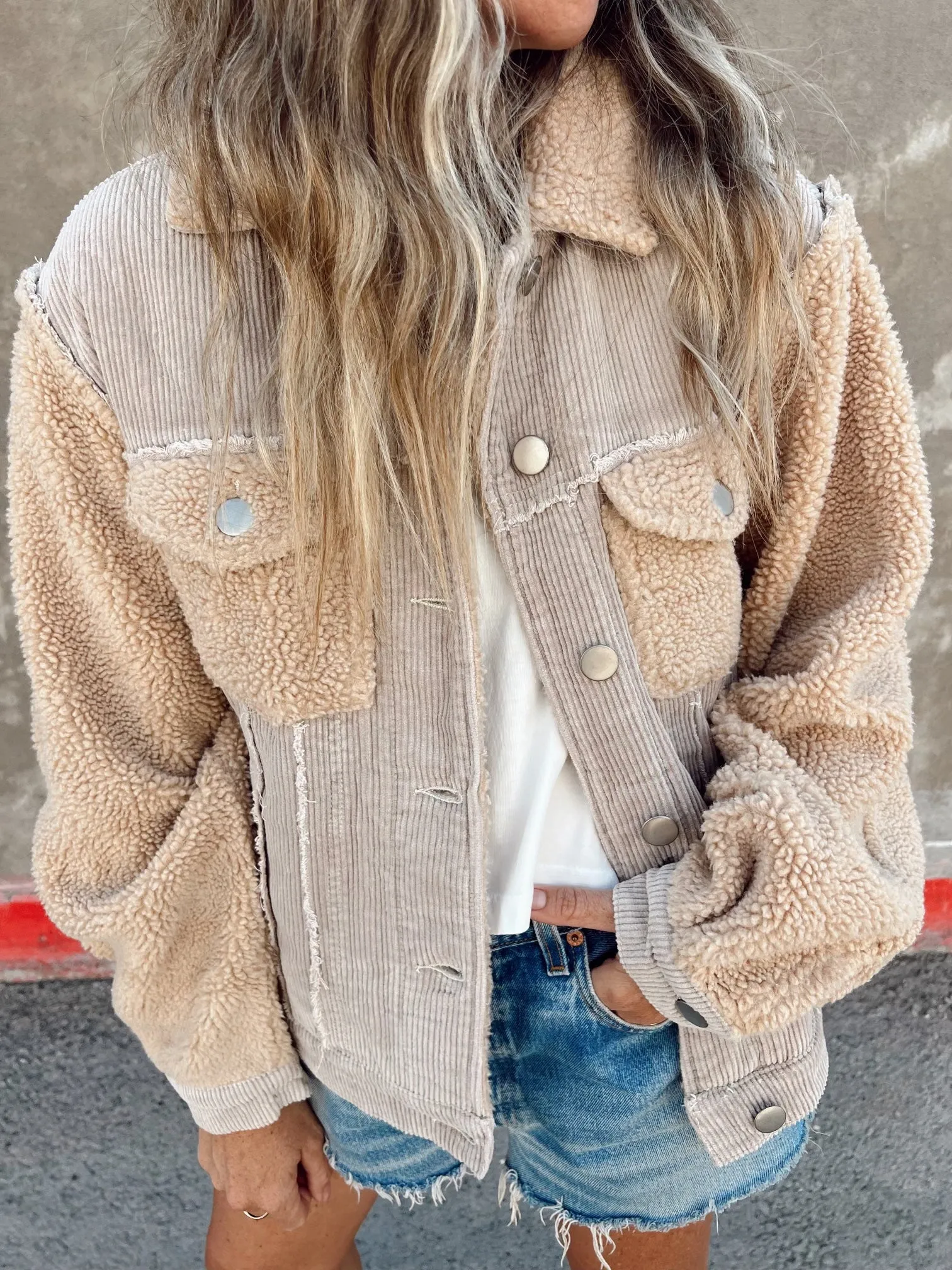 Cord Sherpa Jacket