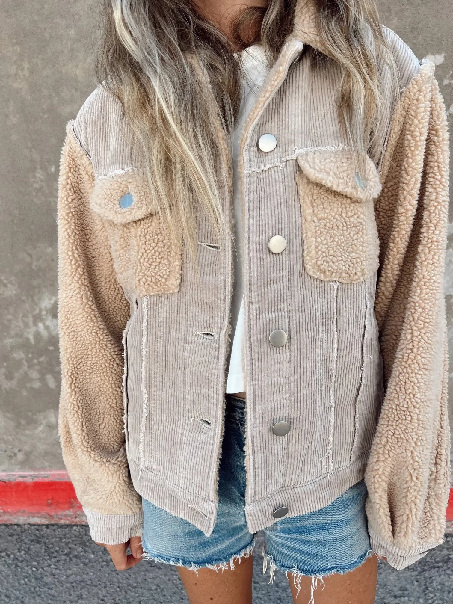 Cord Sherpa Jacket