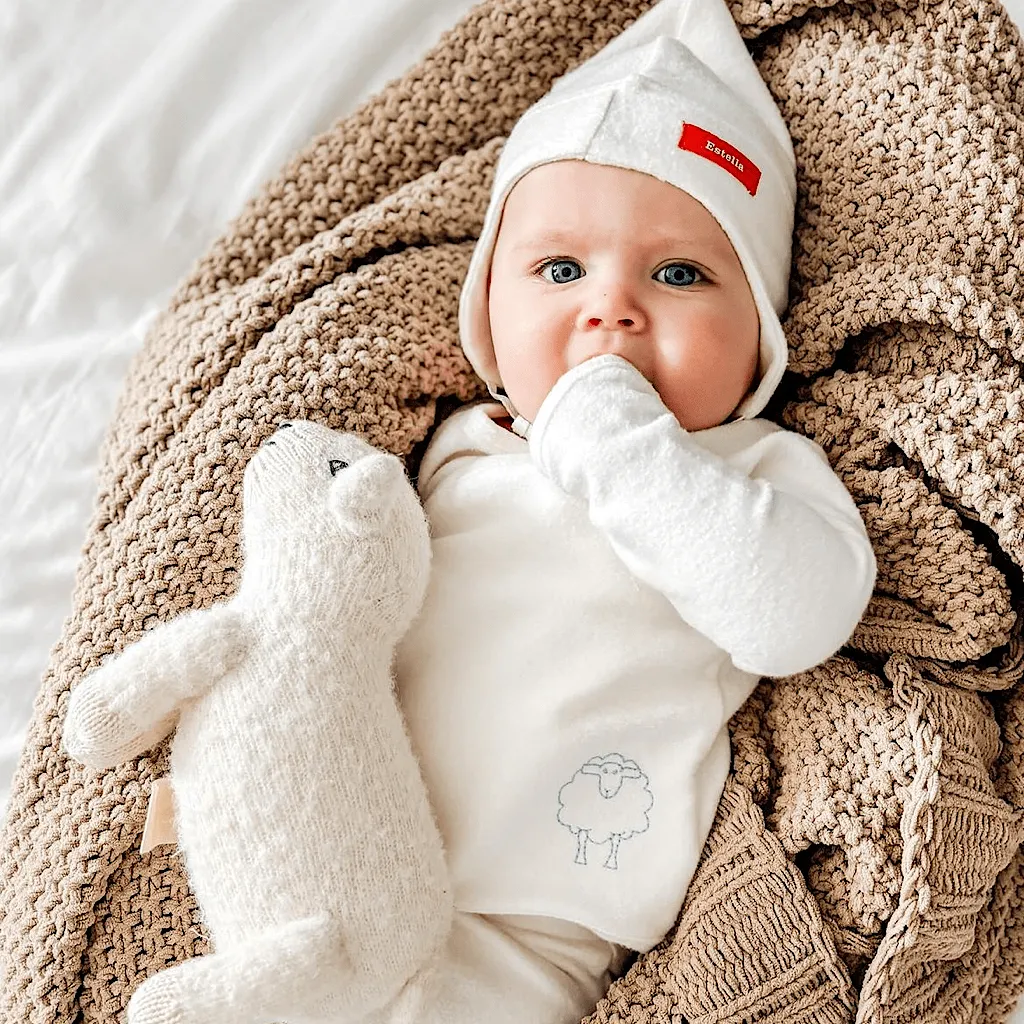 Cotton Tassel Cherub Hat