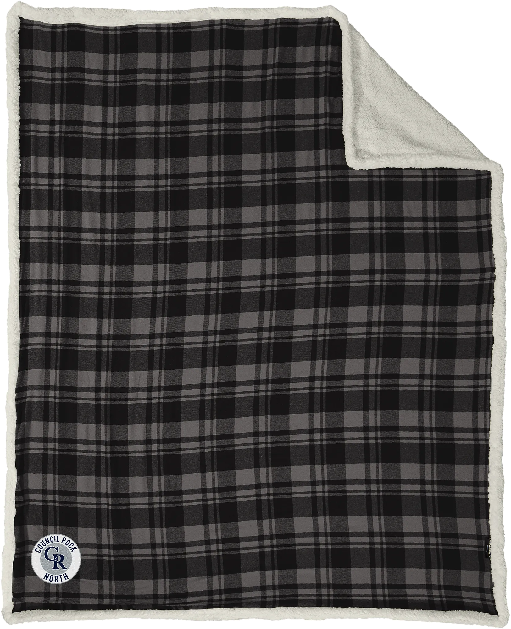 Council Rock North Flannel Sherpa Blanket