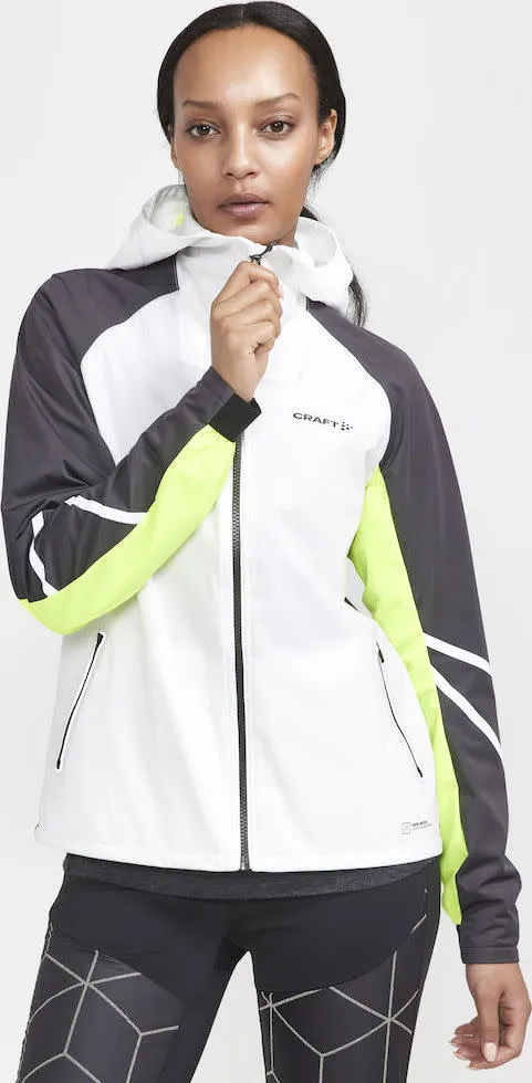 Craft Women&#x27;s Pro Hydro Lumen Jacket 2 Ash White/Slate | Buy Craft Women&#x27;s Pro Hydro Lumen Jacket 2 Ash White/Slate here | Outnorth