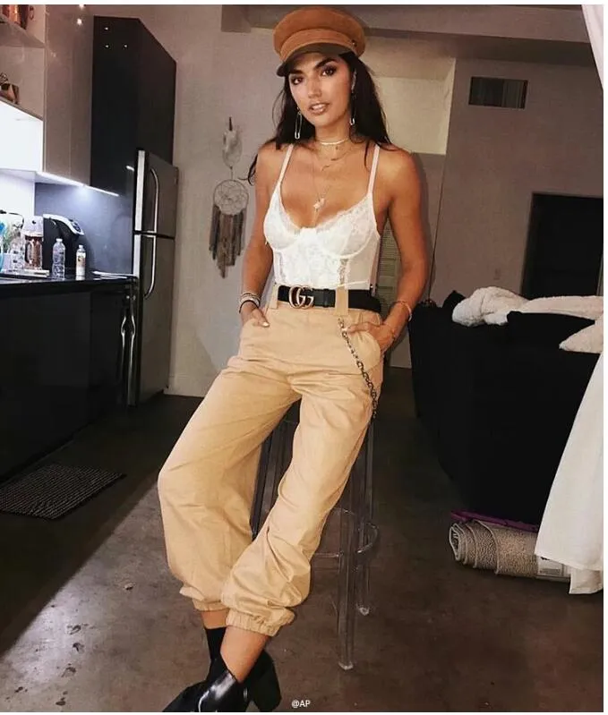 Cuffed Cargo Pants