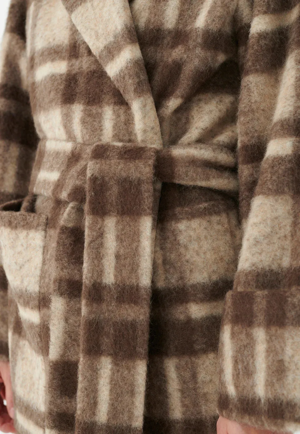 Dea Kudibal - ClorissaDea Coat in Beaver Check