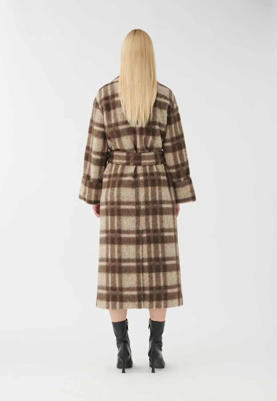 Dea Kudibal - ClorissaDea Coat in Beaver Check