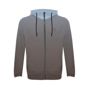 Descendants of the Island Jamaica Men's All Over Print Full Zip Hoodie (Model H14)