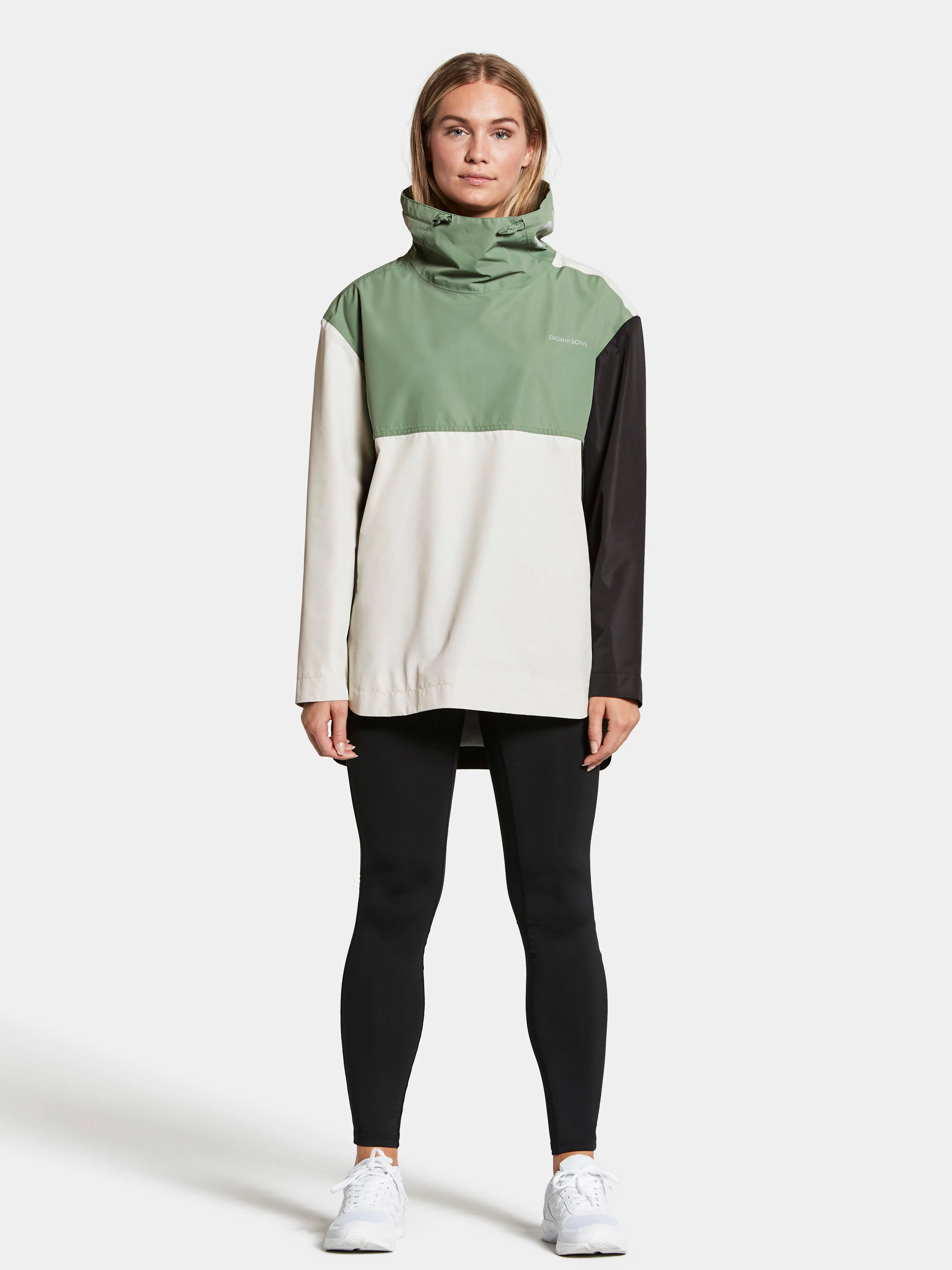 Didriksons Thyra Women&#x27;s Jacket Black/Green/White | Buy Didriksons Thyra Women&#x27;s Jacket Black/Green/White here | Outnorth