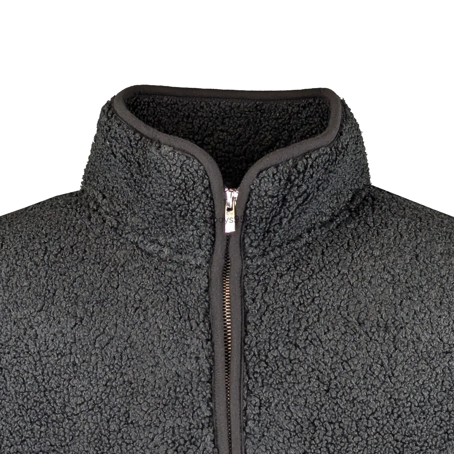 Espionage Sherpa Fleece Jacket - FL043 - Black