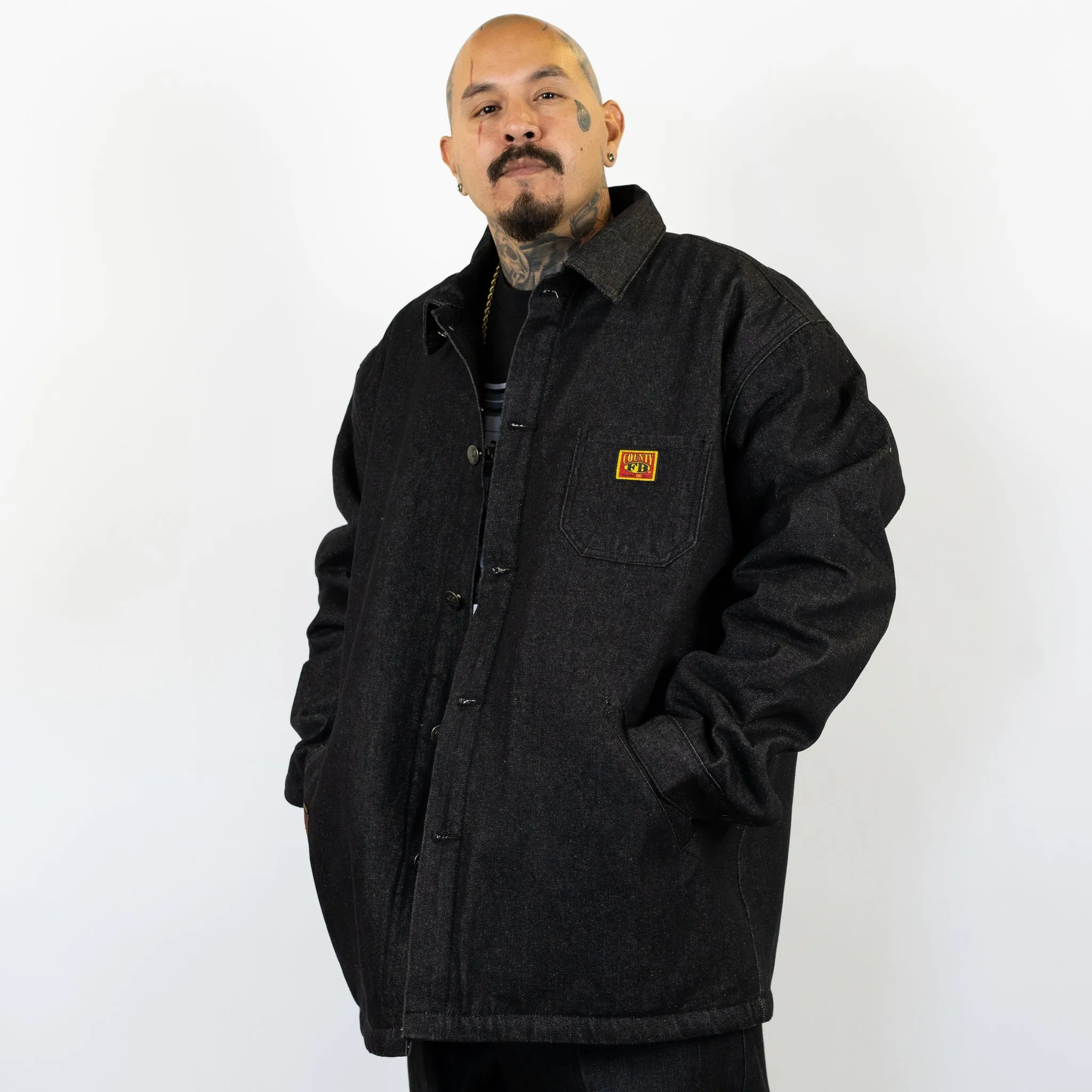 FB County Men's Oversized Denim Jacket