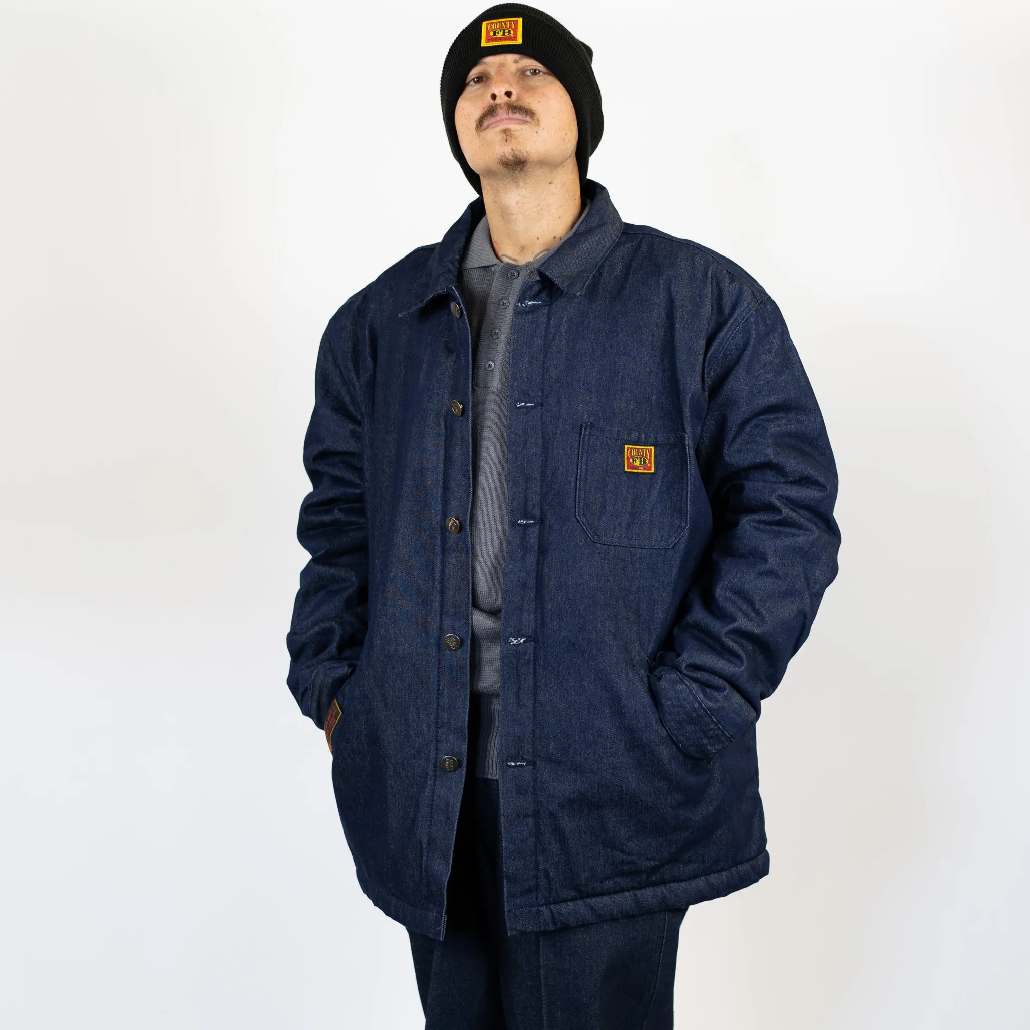 FB County Men's Oversized Denim Jacket