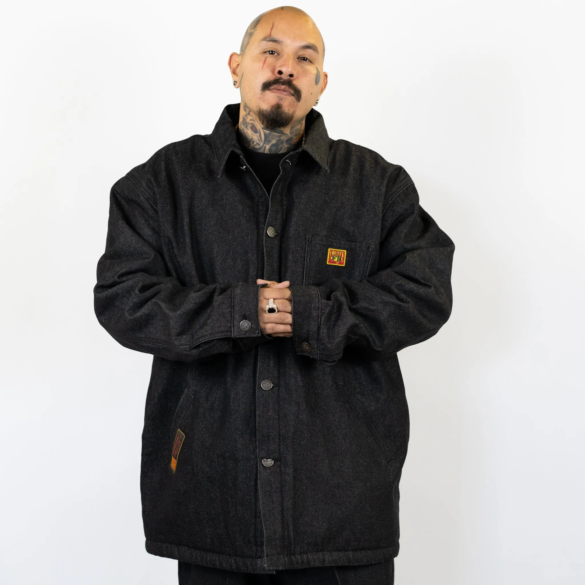 FB County Men's Oversized Denim Jacket