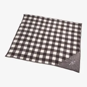 Field & Co Double Sided Plaid Sherpa Blanket, White