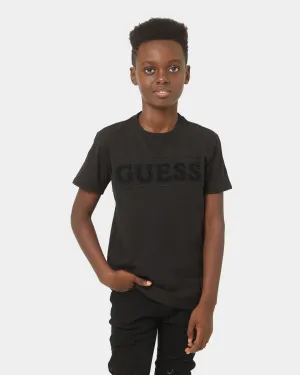 Guess Mainline Kids' Mini Me Short Sleeve T-Shirt Jet Black