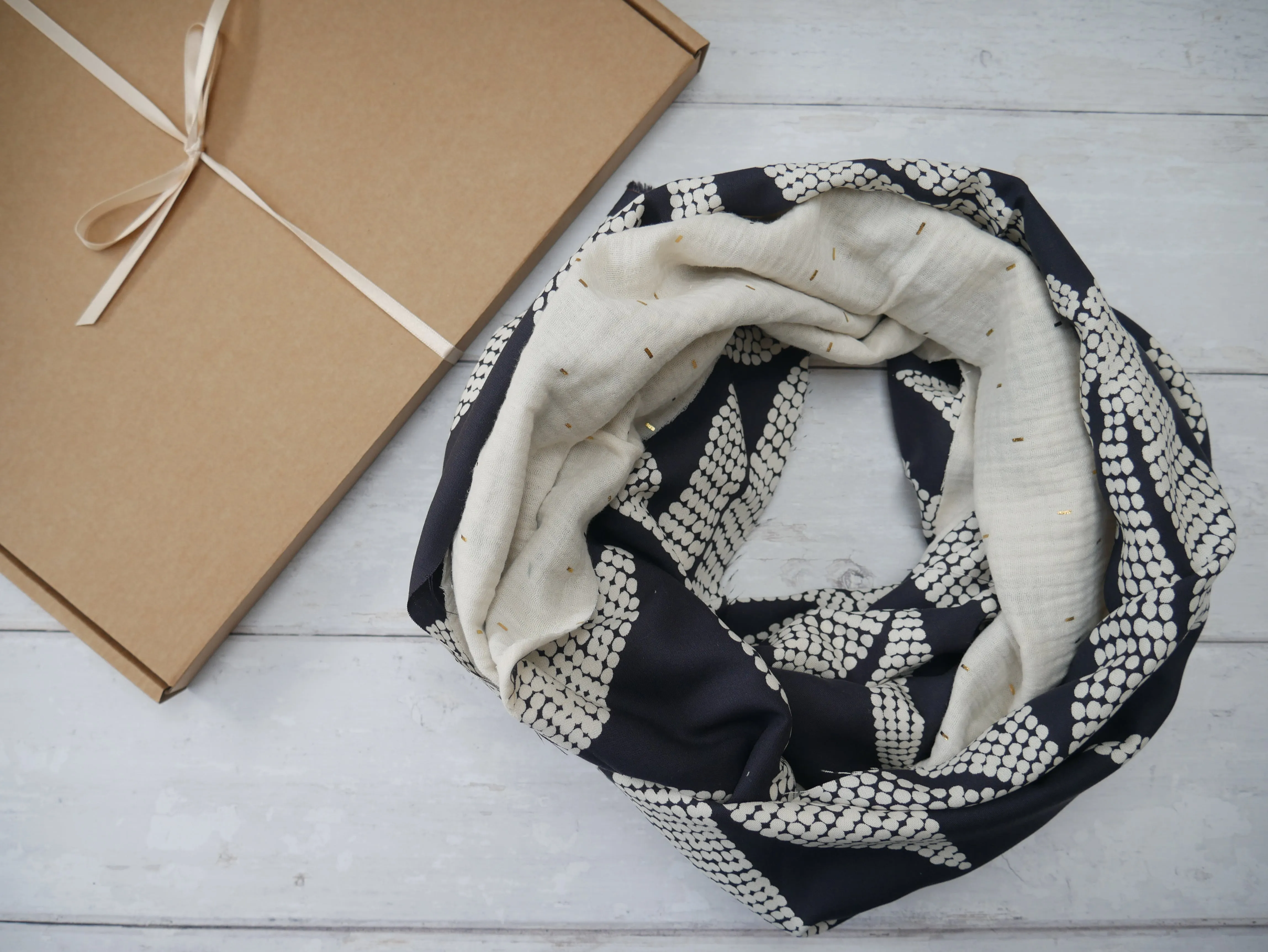Infinity Scarf Kit in Charcoal