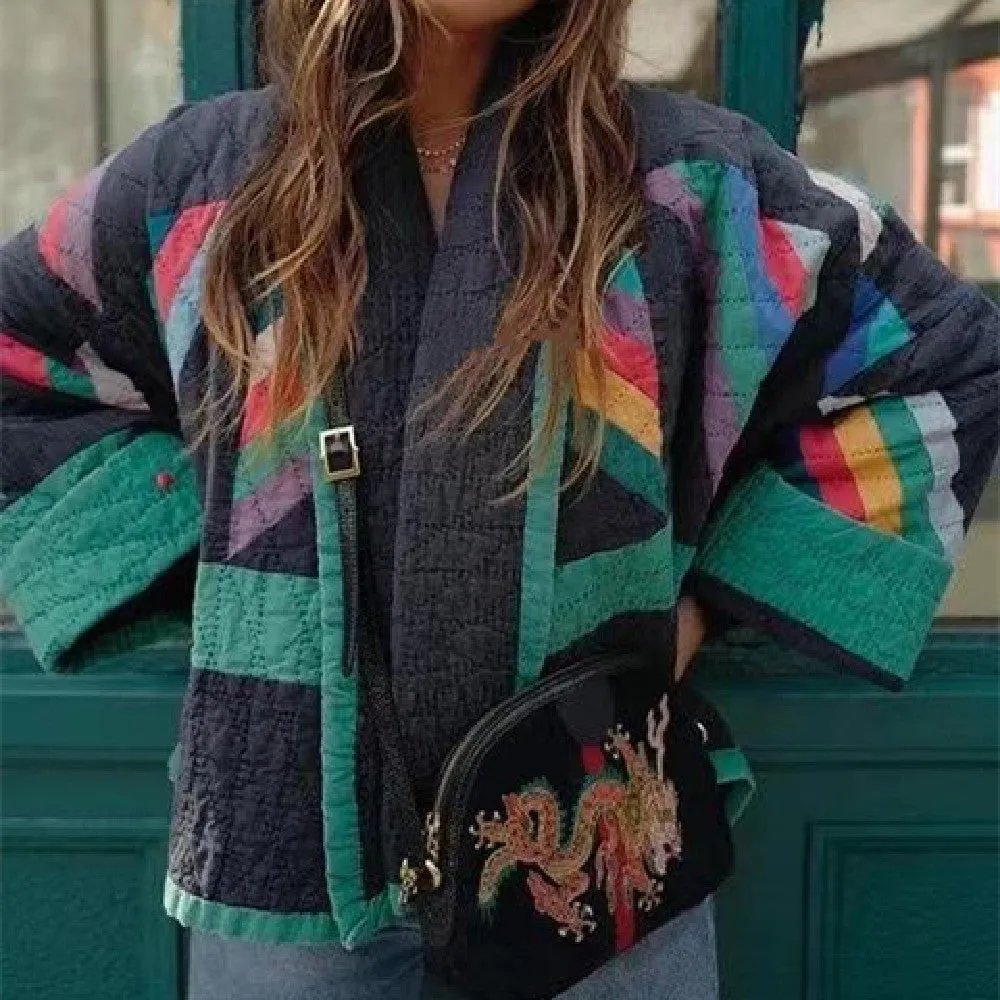 Isabelle | Quilted Retro Coat