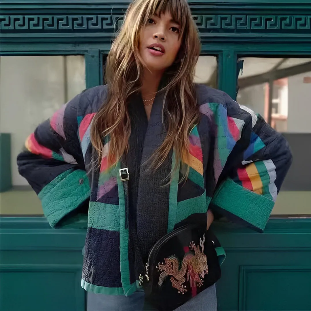 Isabelle | Quilted Retro Coat
