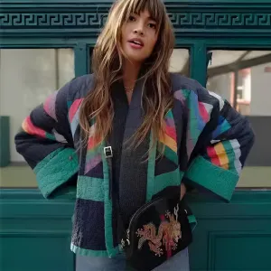 Isabelle | Quilted Retro Coat