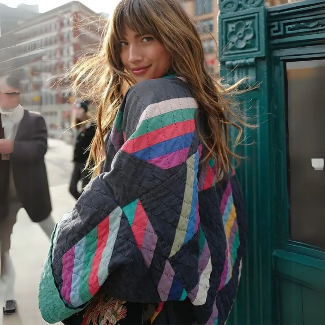 Isabelle | Quilted Retro Coat