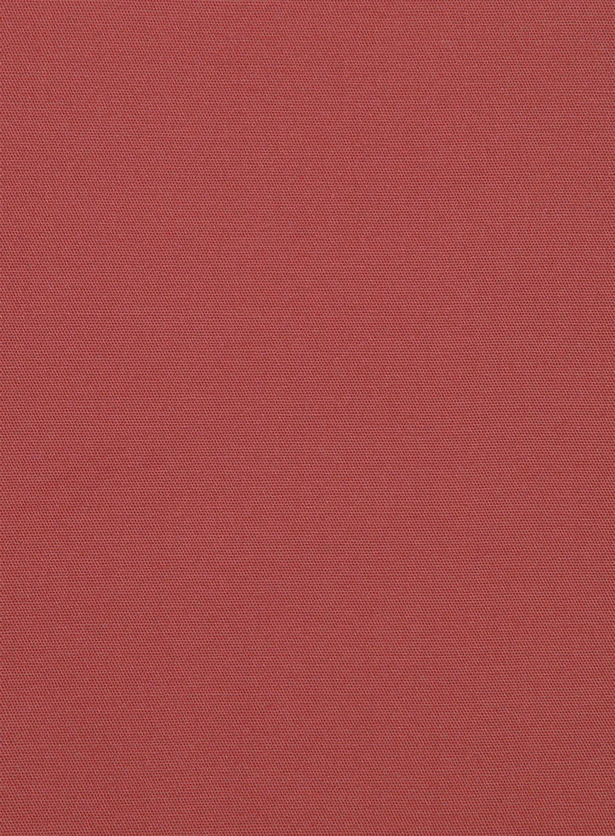 Italian Gimson Red Cotton Stretch Jacket