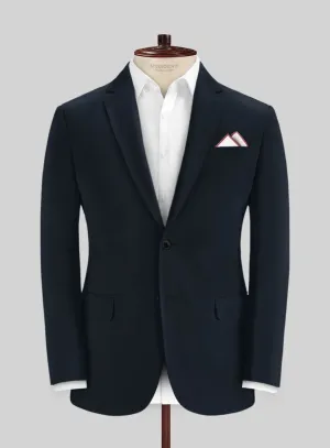 Italian Sapphire Blue Cotton Stretch Jacket
